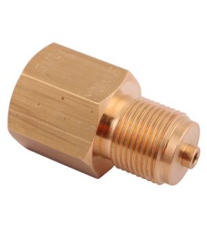 Złączka manometryczna gwint zewnętrzny M20x1.5 x gwint wewnętrzny G1/2" (mosiądz) POLMO