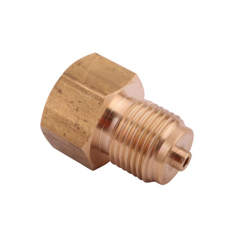 Złączka manometryczna gwint zewnętrzny G1/2" x gwint wewnętrzny M20x1.5 (mosiądz) POLMO