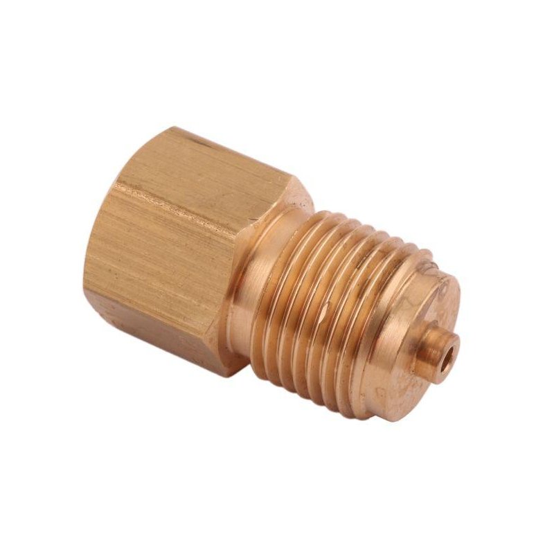 Złączka manometryczna gwint zewnętrzny G1/2" x gwint wewnętrzny G1/4" (mosiądz) POLMO