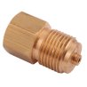 Złączka manometryczna gwint zewnętrzny G1/2" x gwint wewnętrzny G1/4" (mosiądz) POLMO