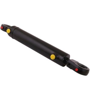 Cylinder hydrauliczny - siłownik dwustronny wspomagania CJF-50/28/200Z (sworzeń 30mm) Bizon Waryński