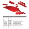 Eurolemiesz prawy 16" Kverneland. Vulcan pasuje śruba M12X34OV2 - 4 szt.