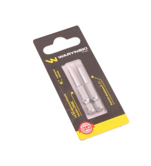 Końcówki wkrętakowe bity 5 50mm Waryński komplet w blistrze dwusztukowym