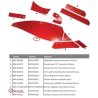 Skrzydło odkładni lewe 14"-16" Kverneland Vulcan pasuje śruba M12X35NOS - 10 szt