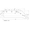 Eurolemiesz prawy 16"  Kverneland Vulcan pasuje śruba M14X34OV - 4 szt.