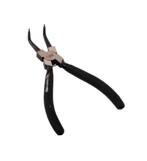 Szczypce do pierścieni osadczych segera 180mm wewnętrzne wygięte Waryński