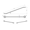 Łącznik krótki Przegrabiarka Pasowa