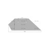 Lemiesz lewy 16" Overum Vulcan pasuje śruba M12X35NOS - 2 szt.