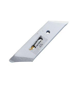 Dłuto nakładka lemiesza lewe trzyotworowe zastosowanie VIS/34 XL Unia Pług stal borowa WARYŃSKI