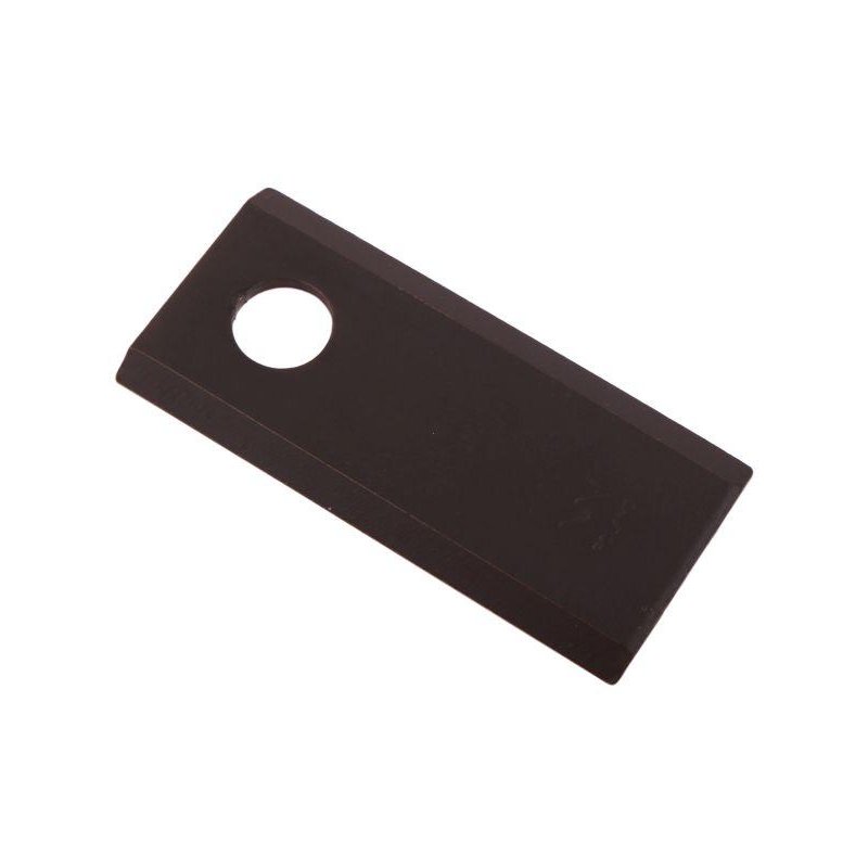 Nóż, nożyk kosiarka 107X50X4mm otwór 18.25 zastosowanie XD 570 PZ Vicon Kverneland WARYŃSKI ( sprzedawane po 25 )