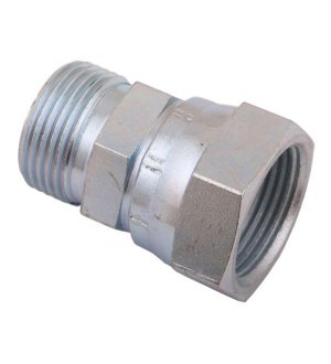 Złącze hydrauliczne stożek AB M22x1.5/M22x1.5 na płasko(nakrętka)/stożek