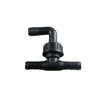 Trójnik plastikowy z kolankiem fi 12.5 mm Opryskiwacz