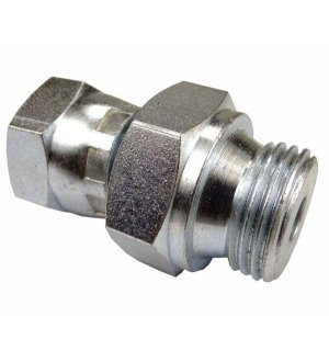 Przyłącze proste AB M18x1,5 12L (nastawne) / GZ 1/2" ED