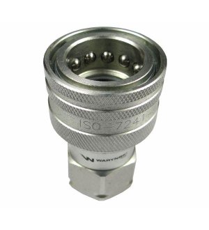 Szybkozłącze hydrauliczne gniazdo M14x1.5 gwint zewnętrzny EURO (9100814G) (ISO 7241-A) Waryński