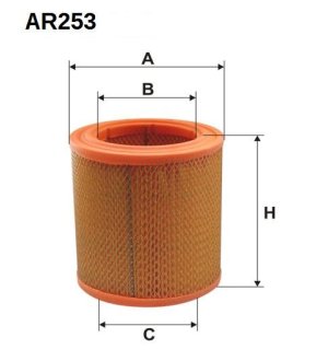 Filtr powietrza WA20-151 AR 253 Filtron (zam WA20-151)
