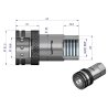 Szybkozłącze hydrauliczne gniazdo G3/8"BSP gwint wewnętrzny ISO 7241-A Waryński