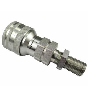 Szybkozłącze hydrauliczne gniazdo long M16x1.5 gwint zewnętrzny EURO (9100816GL) (ISO 7241-A) Waryński