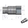 Szybkozłącze hydrauliczne suchoodcinające wtyczka G1/2"BSP gwint wewnętrzny ISO16028 Waryński