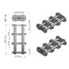 Zamek łańcucha wzmocnionego Z12A-3 ANSI A 60 (R3 3/4) Waryński ( sprzedawane po 5 )
