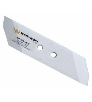 Dłuto nakładka lemiesza lewe dwuotworowe 15 mm zastosowanie VIS/34 XL Unia Pług stal borowa WARYŃSKI