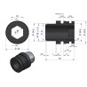 Króciec M33x1,5 Opryskiwacz