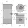 Zestaw naprawczy silnika niehonowany A4.248, 285, 290 (839079) , 590, 690 Massey Ferguson/Perkins