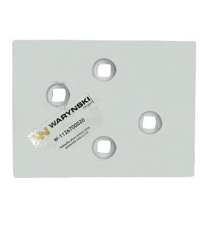 Nakładka płozy prawa tylna zastosowanie U 212 Unia Pług stal borowa WARYŃSKI