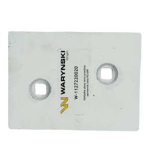 Nakładka płozy lewa przednia zastosowanie PO 699 Unia Pług stal borowa WARYŃSKI