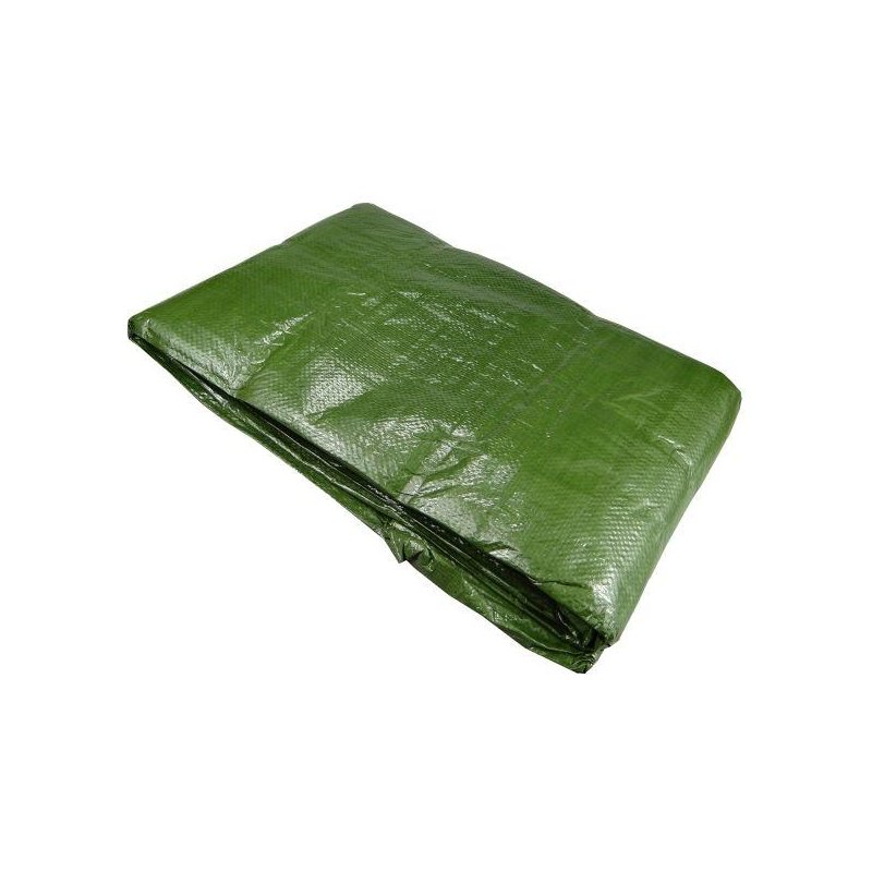 Plandeka WZMOCNIONA 5x8m (zielona) gramatura 90g/m2