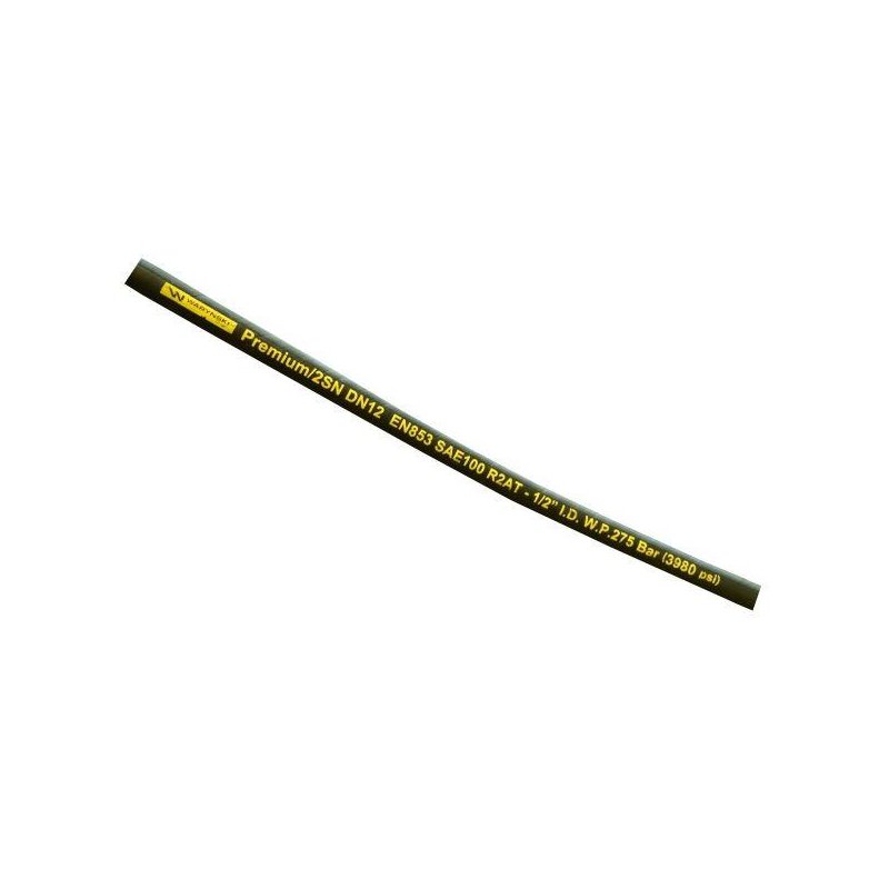 Wąż hydrauliczny do zakuwania DN12 2-oplotowy 275 Bar Waryński (sprzedawany po 50m)