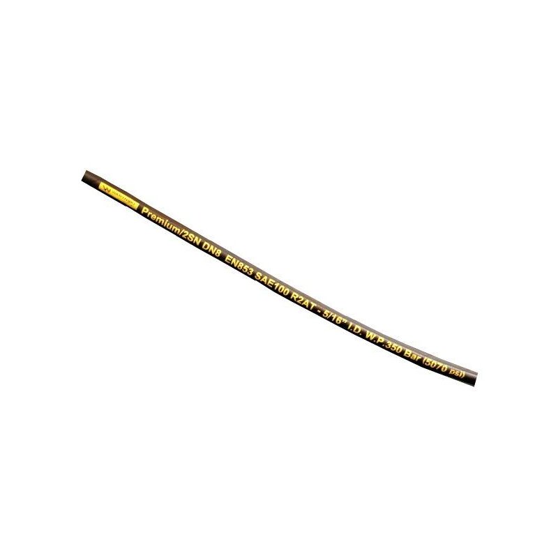 Wąż hydrauliczny do zakuwania DN08 2-oplotowy 350 Bar Waryński (sprzedawany po 25m)