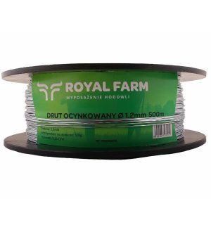 Drut (szpula) do pastucha 500m ocynkowany fi 1.2 mm ROYAL FARM RM-105010018