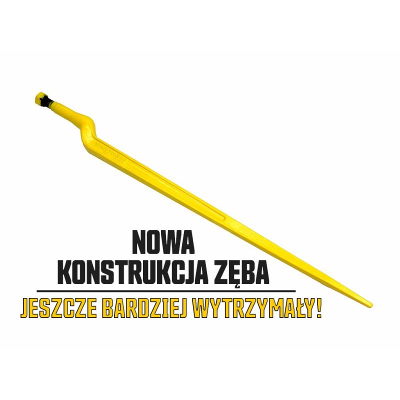 Ząb ładowacza uniwersalny Z L- 880 mm zastosowanie 5193-FT88N Tur WARYŃSKI