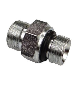 Złącze hydrauliczne proste BB G3/8-18x1.5 z uszczelnieniem (G3/8X18)