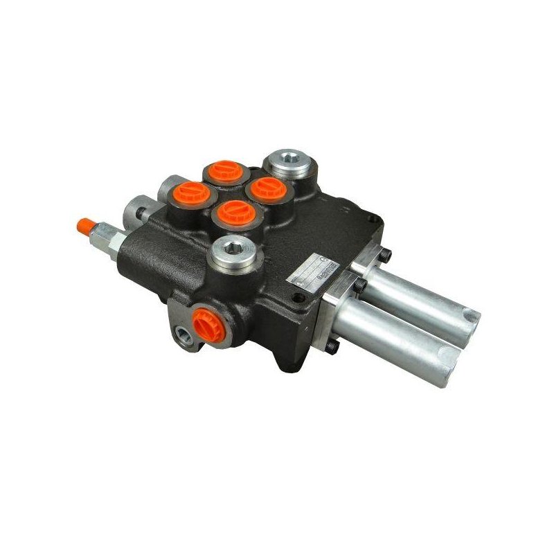 Rozdzielacz hydrauliczny 80L/min 2-sekcyjny na linki (kity)