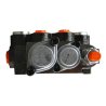 Rozdzielacz hydrauliczny 40L/min 2-sekcyjny z jedną sekcją pływającą na linki (kity)