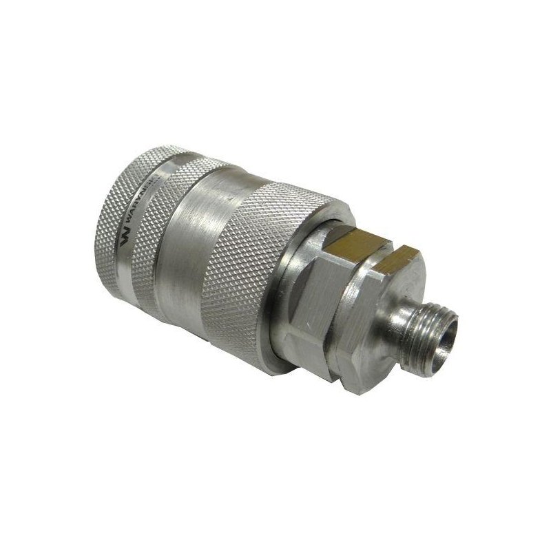 Szybkozłącze hydrauliczne gniazdo M14x1.5 gwint zewnętrzny EURO PUSH-PULL (9100814G) (ISO 7241-A) Waryński