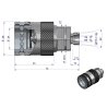 Szybkozłącze hydrauliczne gniazdo M14x1.5 gwint zewnętrzny EURO PUSH-PULL (9100814G) (ISO 7241-A) Waryński