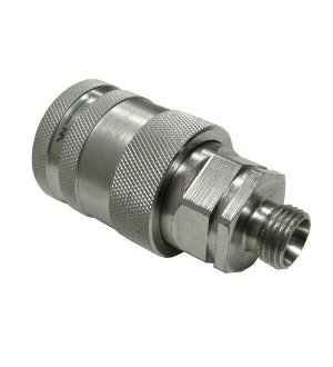 Szybkozłącze hydrauliczne gniazdo M16x1.5 gwint zewnętrzny EURO PUSH-PULL (9100816G) (ISO 7241-A) Waryński