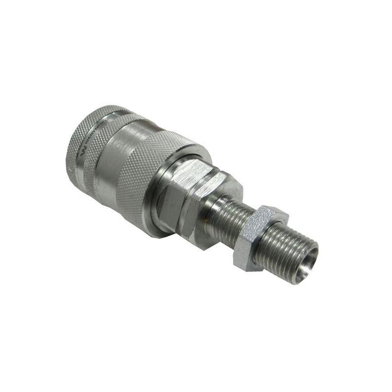 Szybkozłącze hydrauliczne gniazdo long M16x1.5 gwint zewnętrzny EURO PUSH-PULL (9100816GL) (ISO 7241-A) Waryński