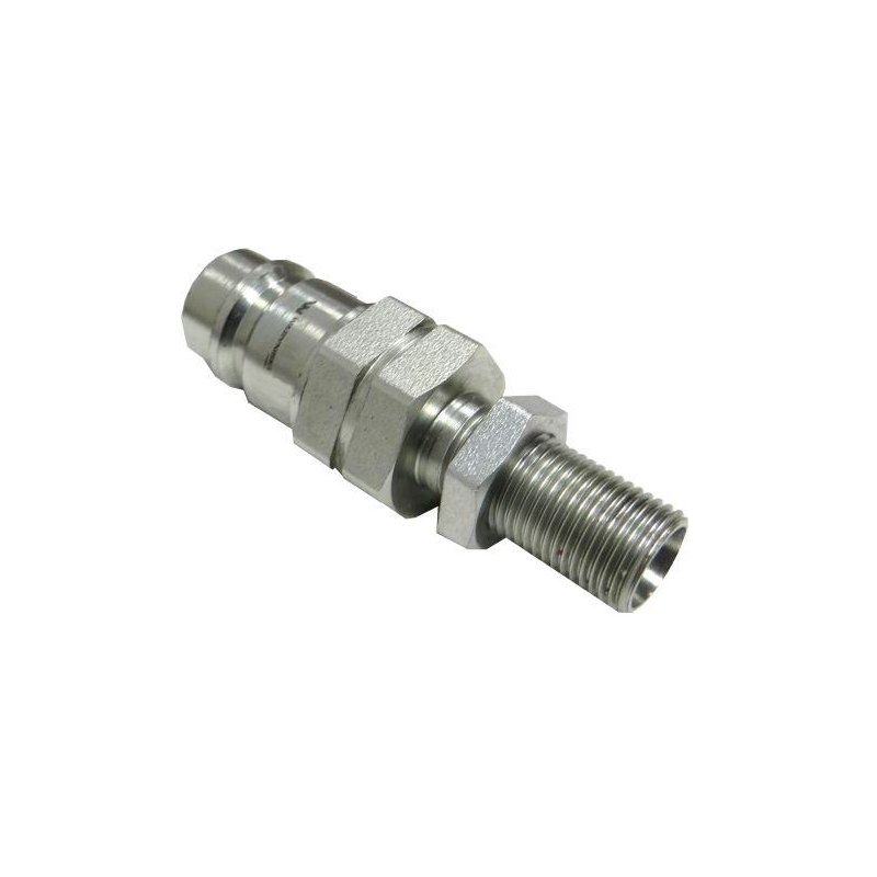 Szybkozłącze hydrauliczne wtyczka long M16x1.5 gwint zewnętrzny EURO (9100816W) (ISO 7241-A) Waryński