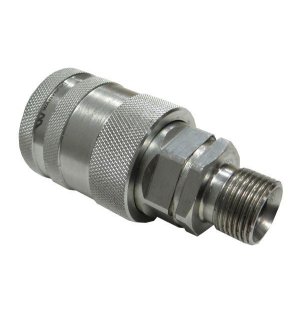 Szybkozłącze hydrauliczne gniazdo M20x1.5 gwint zewnętrzny EURO PUSH-PULL (9100822G) (ISO 7241-A) Waryński