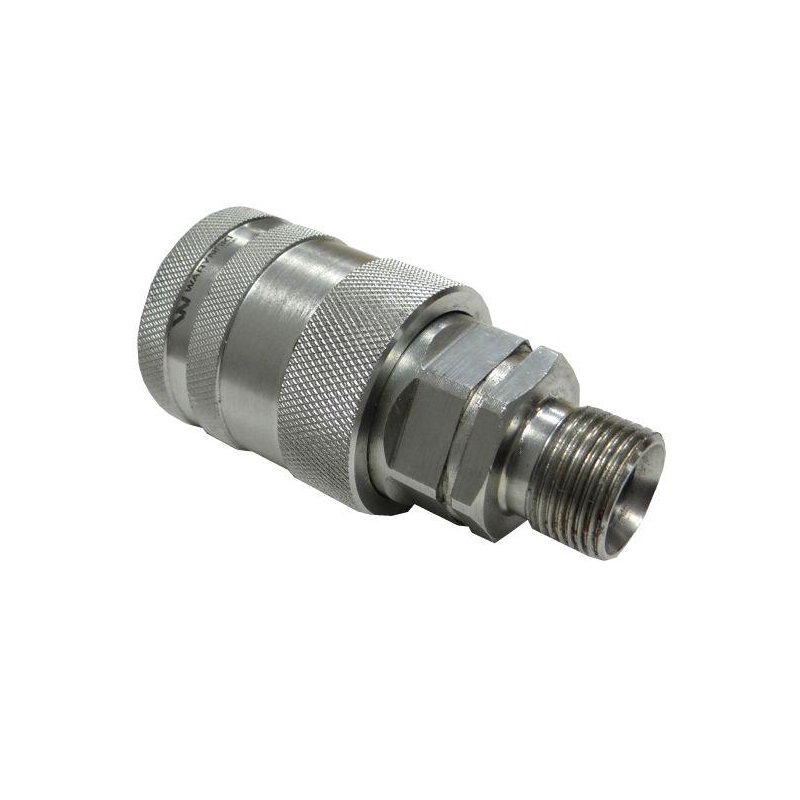 Szybkozłącze hydrauliczne gniazdo M20x1.5 gwint zewnętrzny EURO PUSH-PULL (9100822G) (ISO 7241-A) Waryński