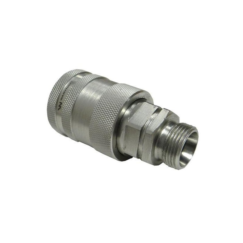 Szybkozłącze hydrauliczne gniazdo M22x1.5 gwint zewnętrzny EURO PUSH-PULL (9100822G) (ISO 7241-A) Waryński