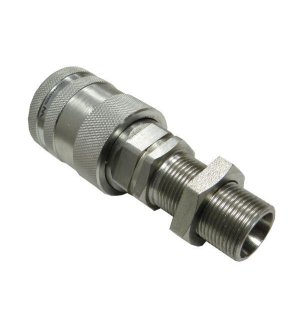 Szybkozłącze hydrauliczne gniazdo long M22x1.5 gwint zewnętrzny EURO PUSH-PULL (9100822GL) (ISO 7241-A) Waryński