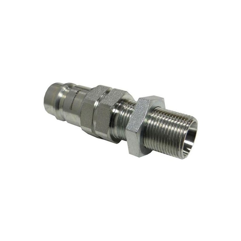 Szybkozłącze hydrauliczne wtyczka long M22x1.5 gwint zewnętrzny EURO (9100822W) (ISO 7241-A) Waryński