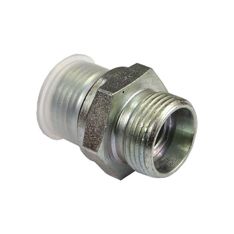 Przyłącze hydrauliczne proste BB M22x1,5-G1/2-ED z uszcz. (G1/2X22) CAST