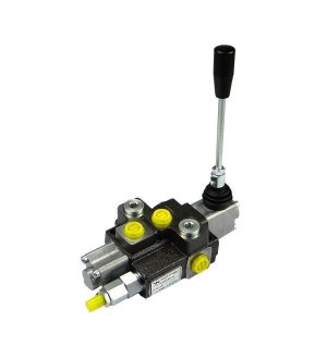 Rozdzielacz hydrauliczny 1-sekcyjny max przepływ 40L  z zatrzaskiem Waryński