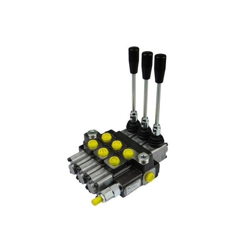 Rozdzielacz hydrauliczny 3-sekcyjny max przepływ 40L  Waryński
