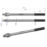 Rękojeść przegubowa 3/4 CrV Waryński 480mm